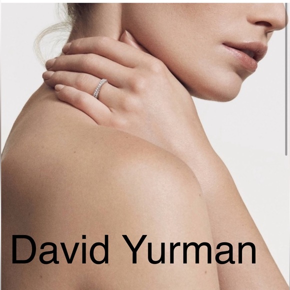 David Yurman Silver Multi-Row Cable Wrap Ring